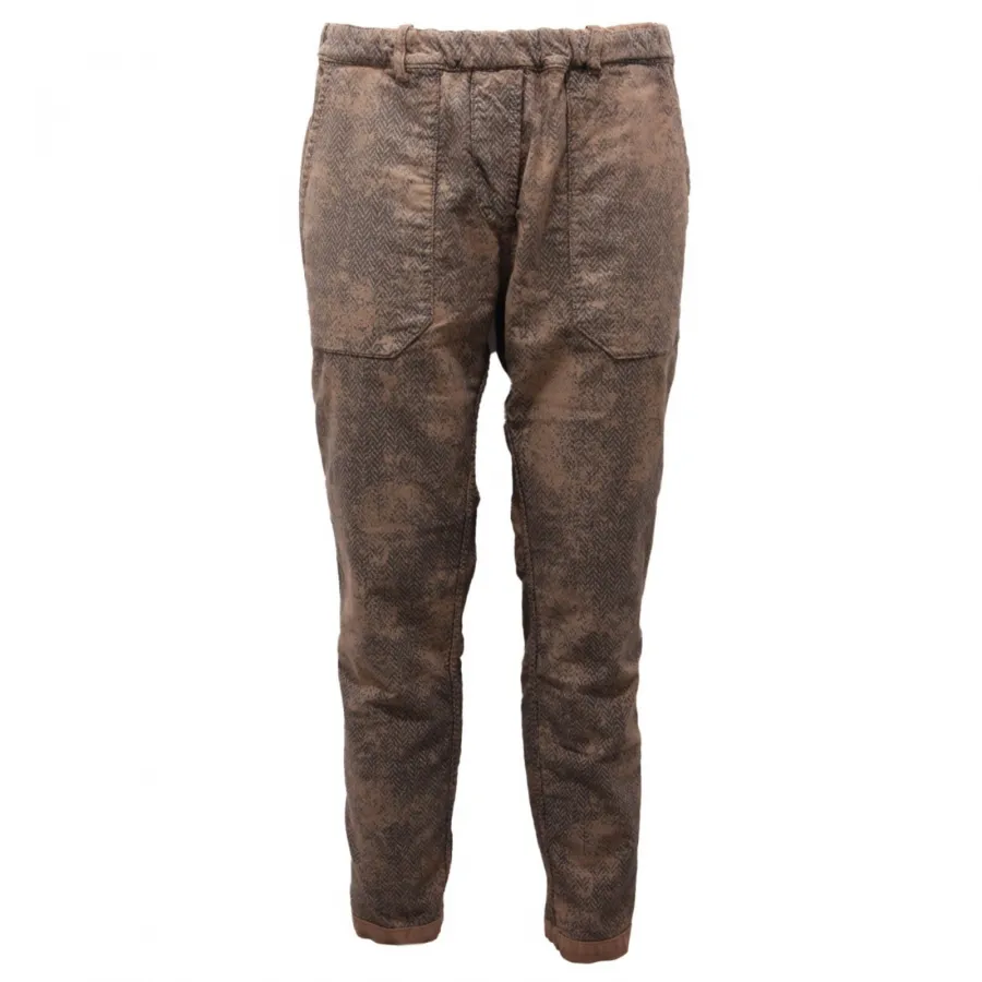 0476AL pantalone velluto uomo  BOB TURN man corduroy reversible trouser  