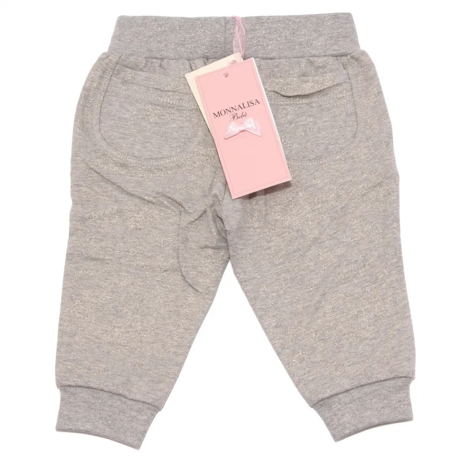 3901V pantalone tuta bimba MONNALISA BEBE' sweat pant girl kid