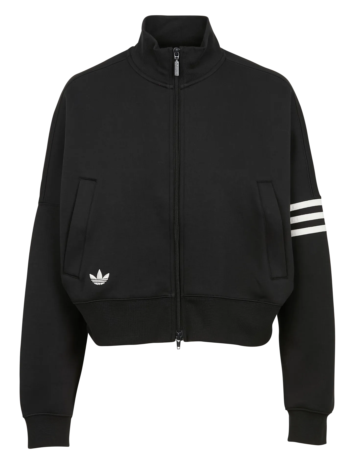  ADIDAS   Felpa a collo alto in misto cotone | Nero