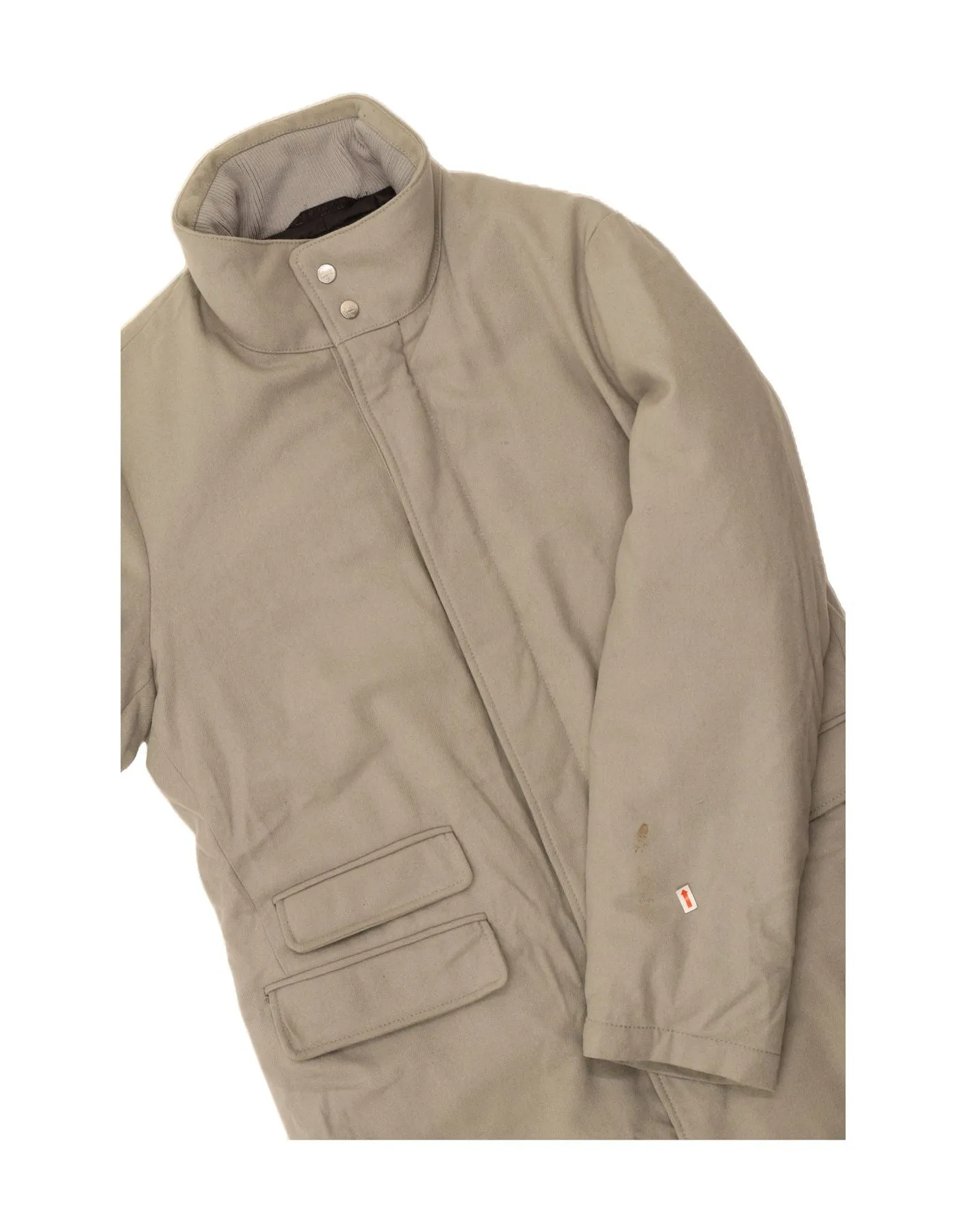 ALLEGRI Mens Windbreaker Jacket IT 48 Medium Grey New Wool