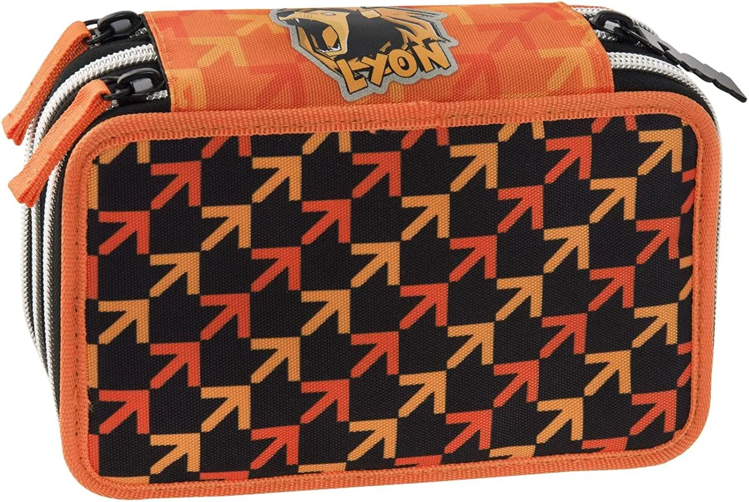 Astuccio Corredo 3 Zip Lyon Gamer, Arancio