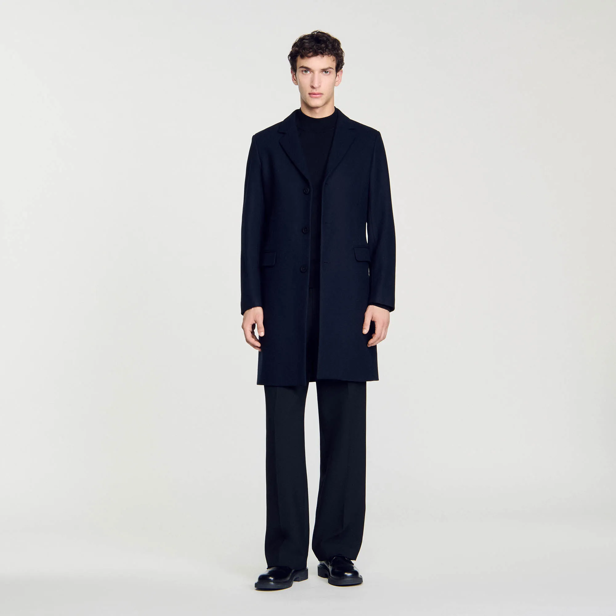 Cappotto in panno di lana