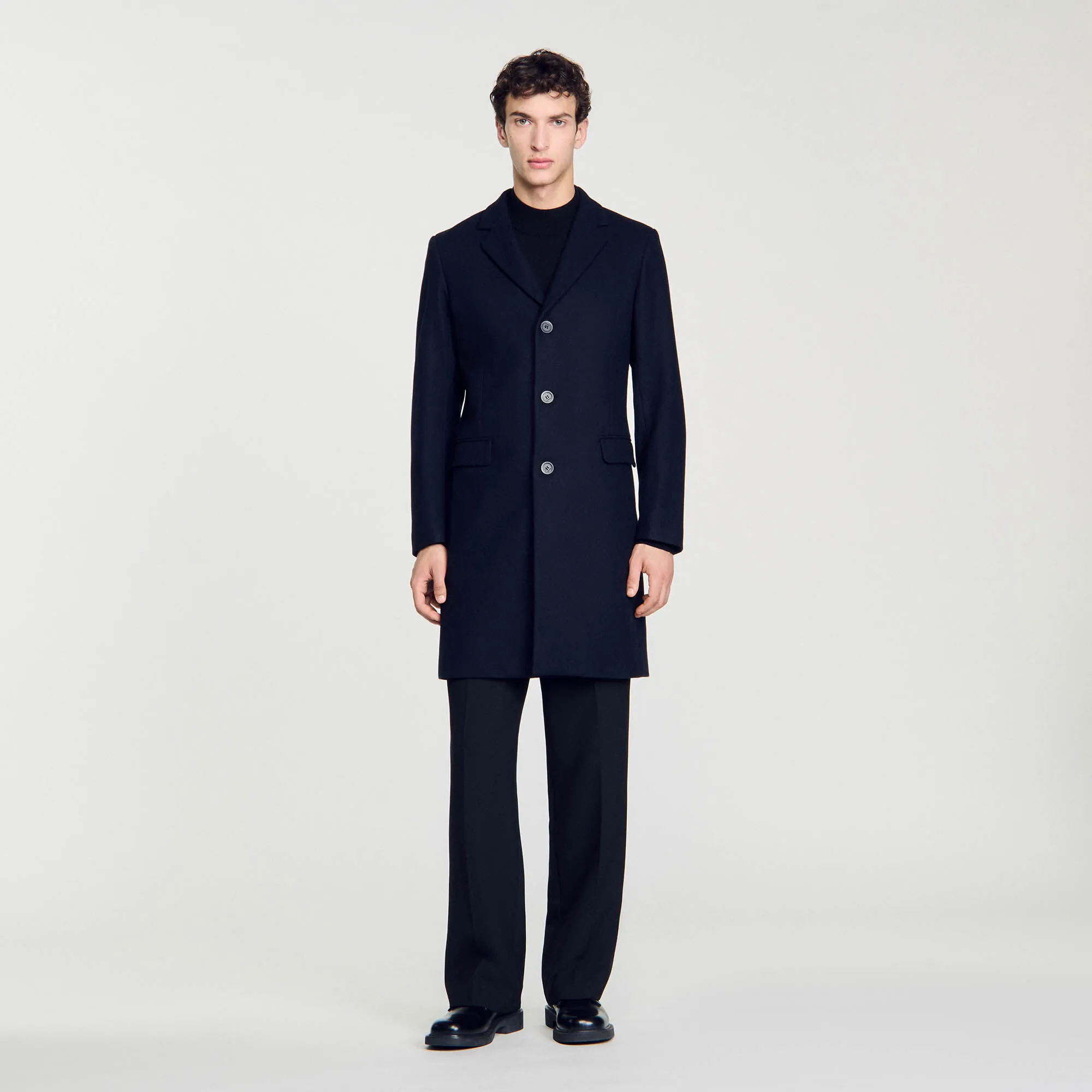 Cappotto in panno di lana