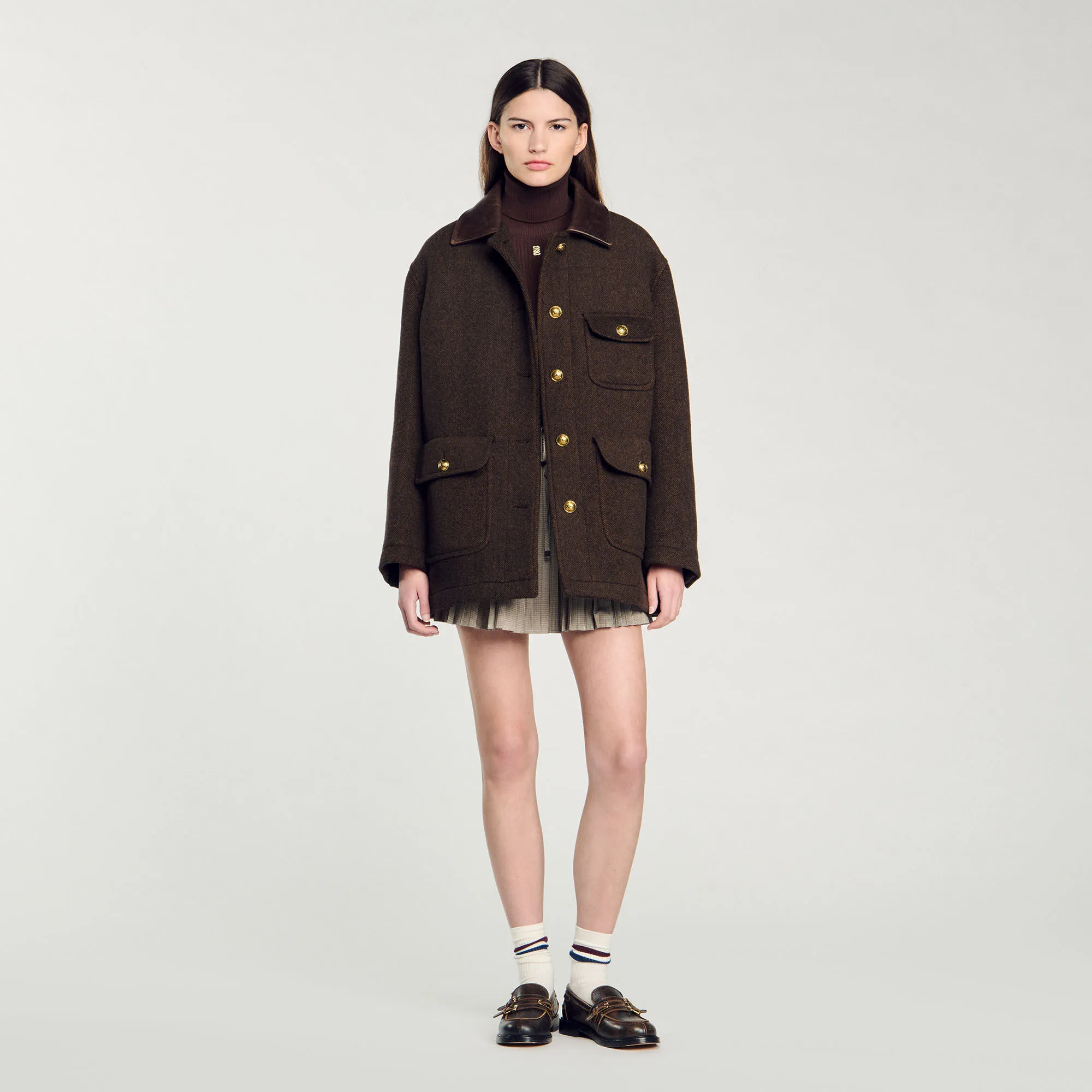 Cappotto in tweed