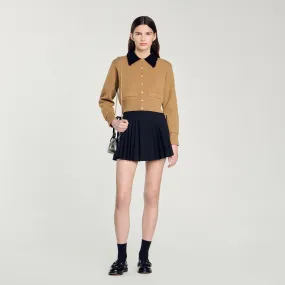 Cardigan-cappotto corto