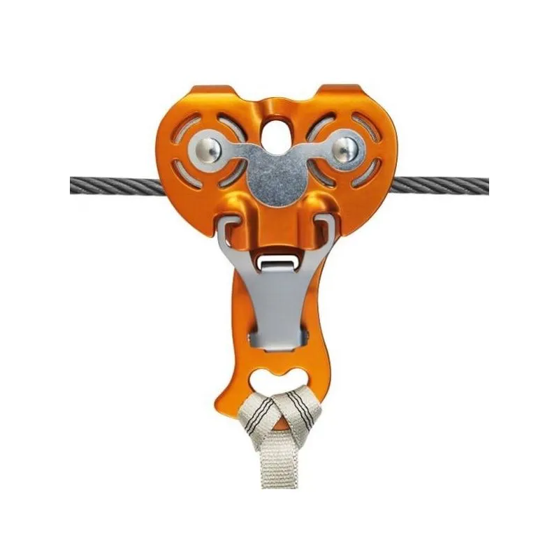 Carrucola doppia KONG Cable Zip Evo con gancio