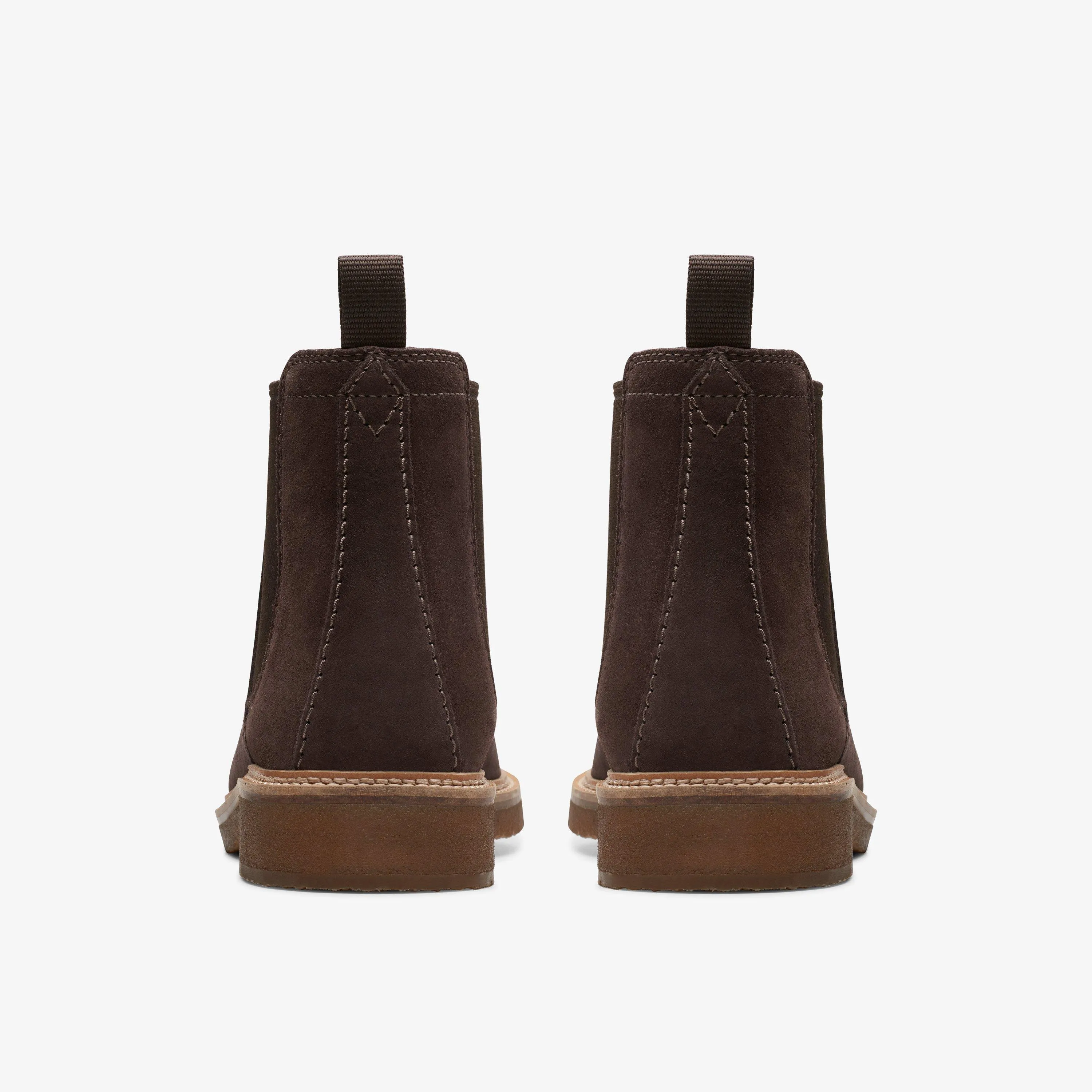 Clarkdale Easy Pelle scamosciata marrone scuro