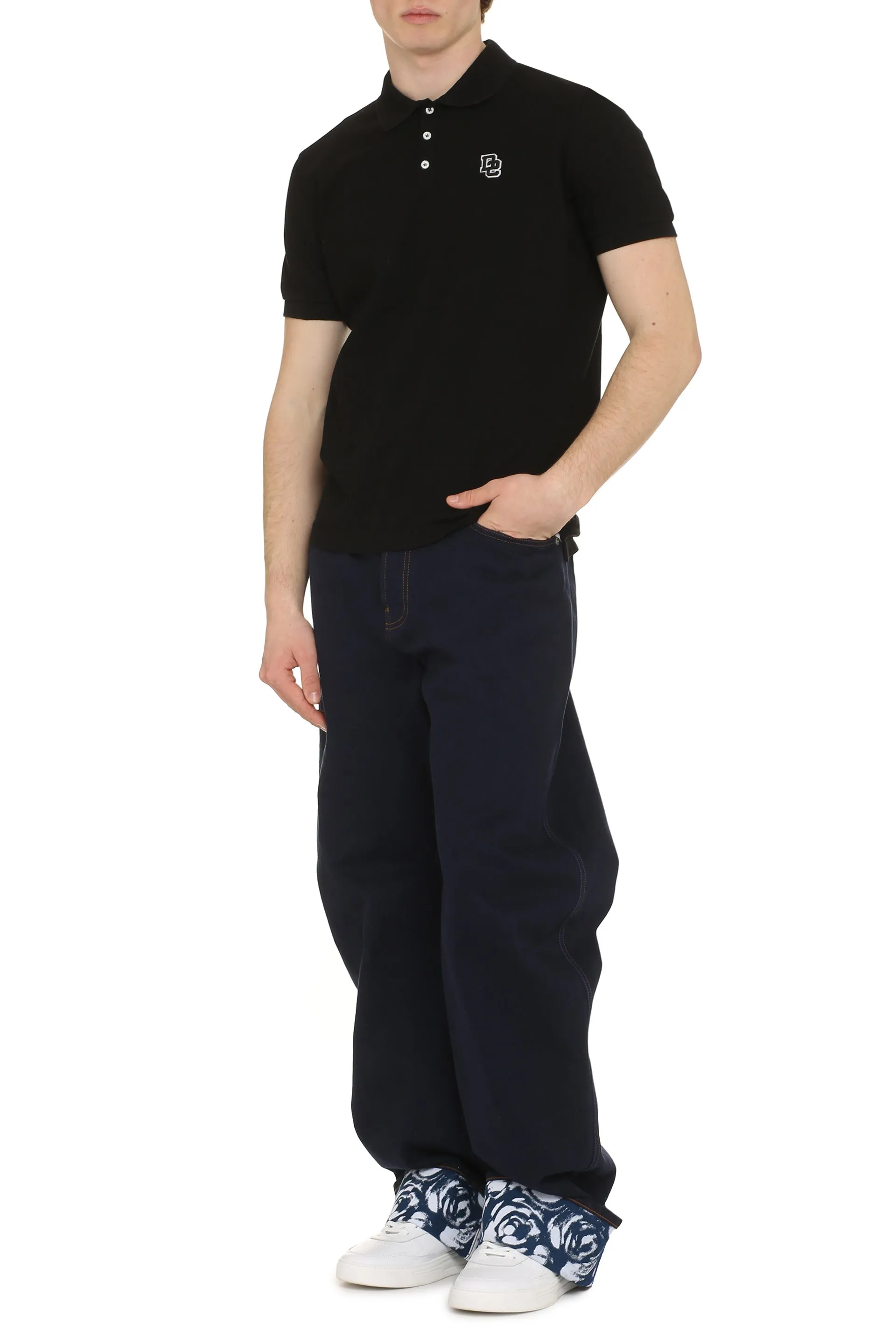 Dsquared2 Polo in piquet di cotone