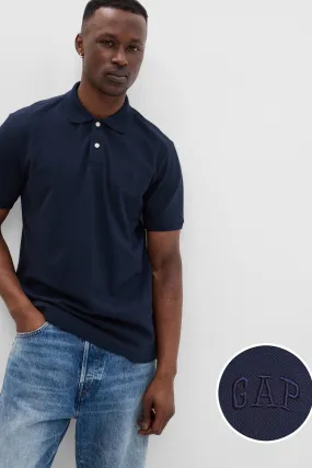 Gap - Polo in piqué Manica corta cotone con logo