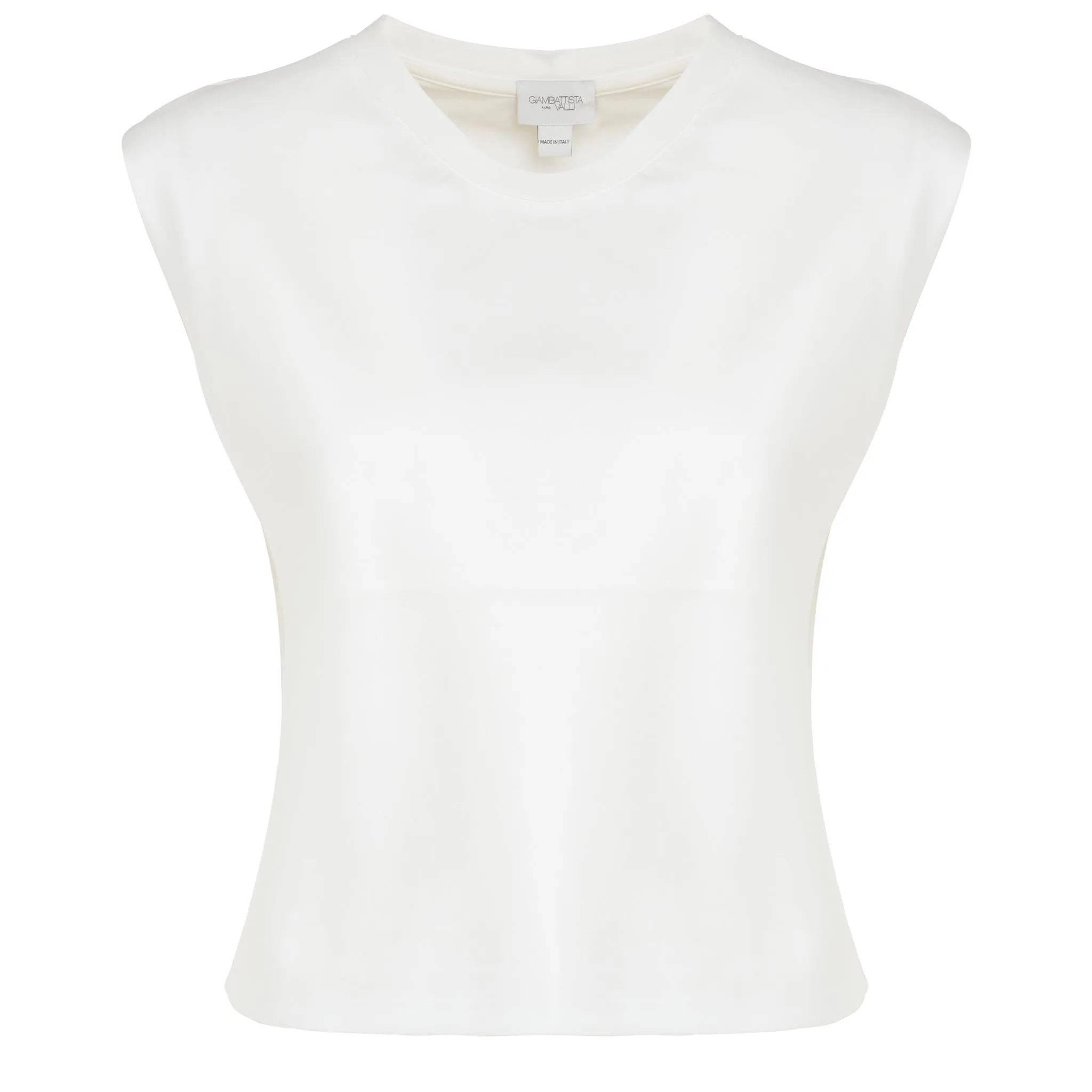 GIAMBATTISTA VALLI  Top in tessuto bianco