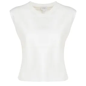 GIAMBATTISTA VALLI  Top in tessuto bianco