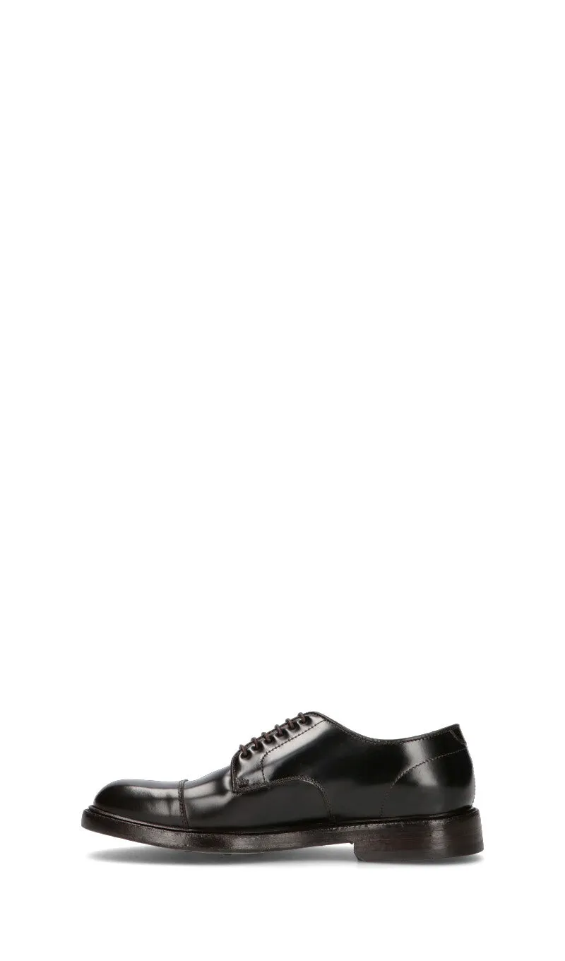 GREEN GEORGE Stringata uomo marrone in pelle