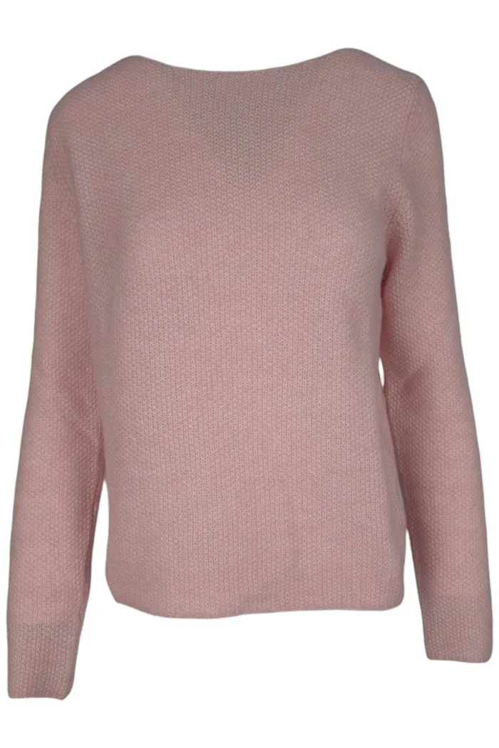 maglia donna girocollo rosa