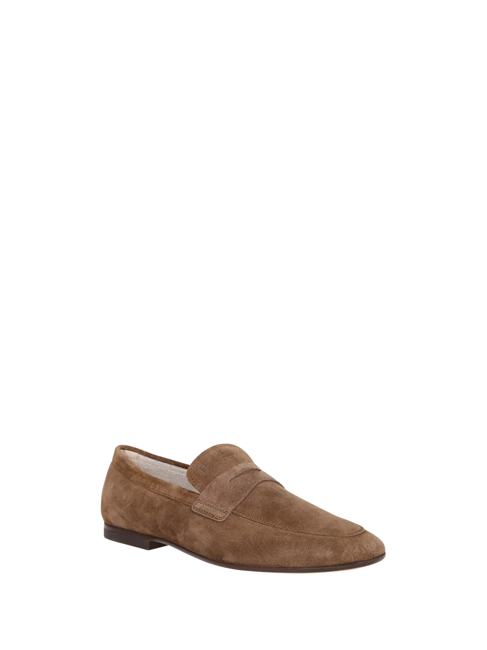 MEN TOD'S BROWN CALF LEATHER 38K LOAFER