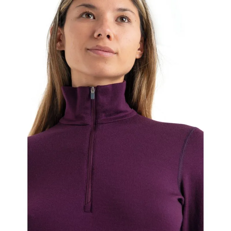 Midlayer Icebreaker 260 Tech LS Half Zip (Nightshade) Donna