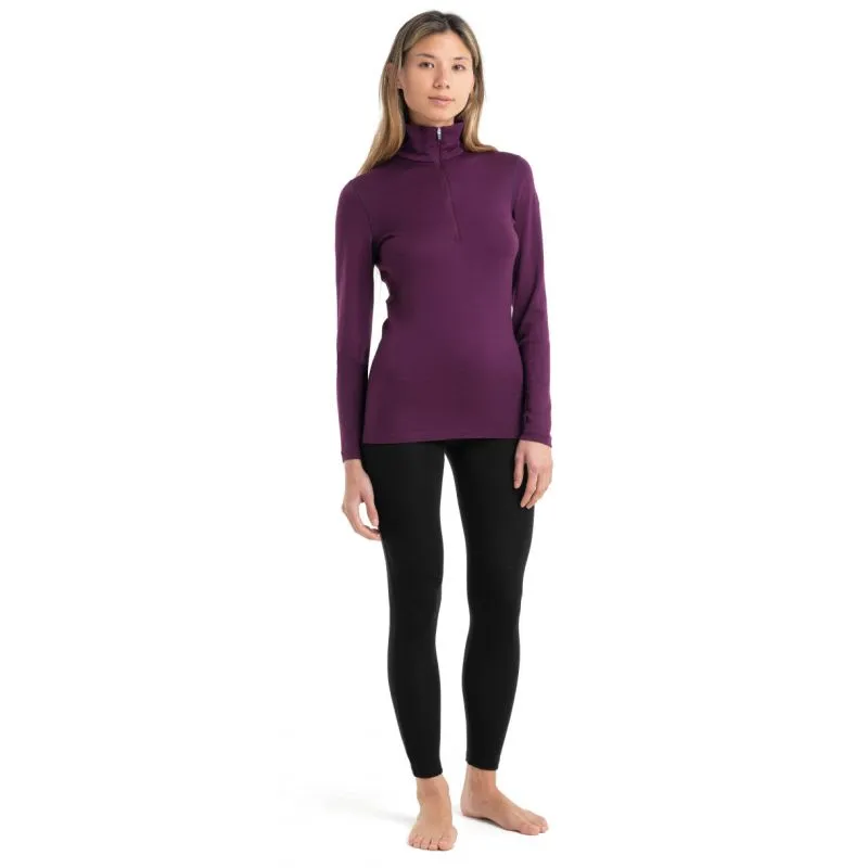 Midlayer Icebreaker 260 Tech LS Half Zip (Nightshade) Donna