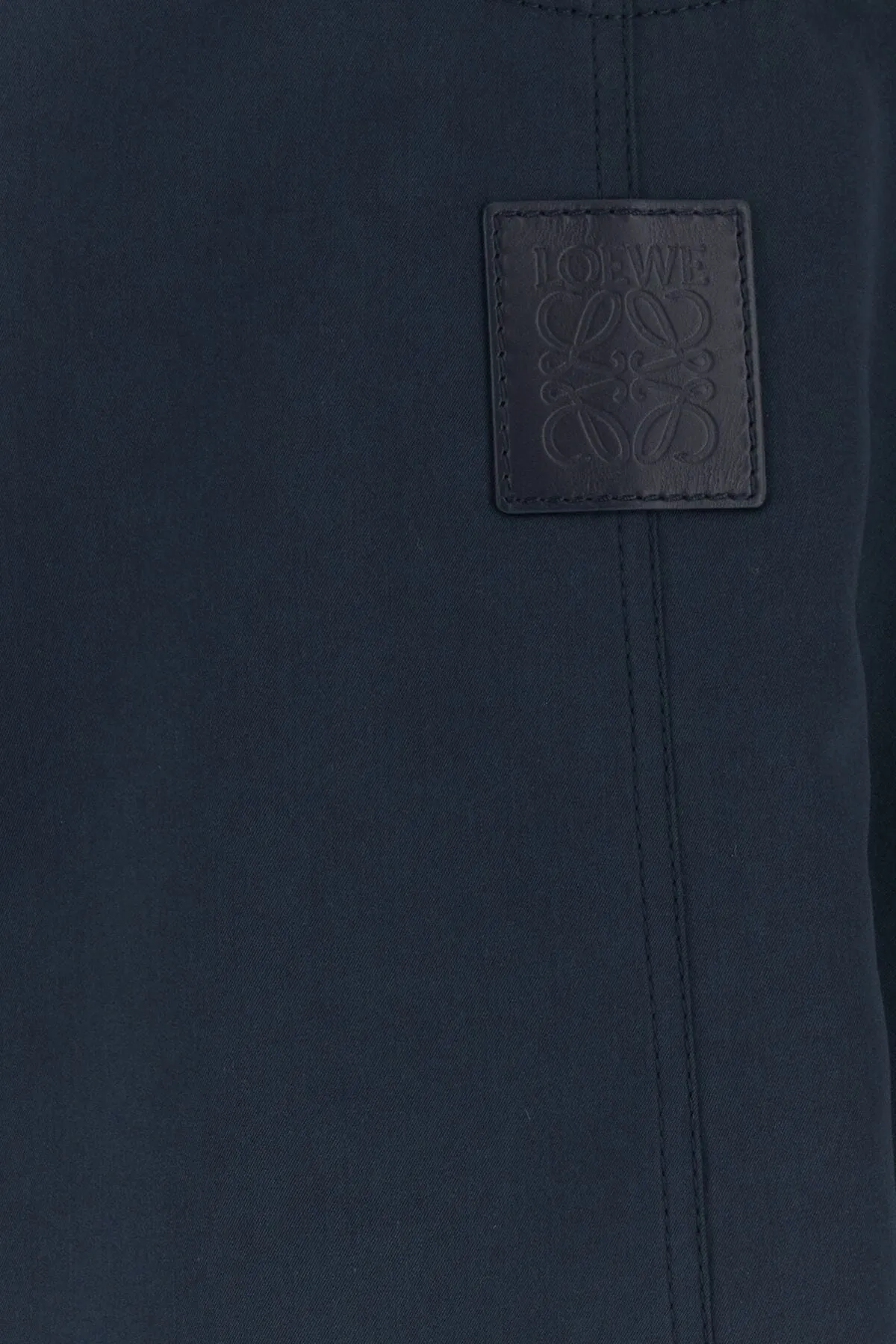 Midnight blue stretch nylon mini dress    