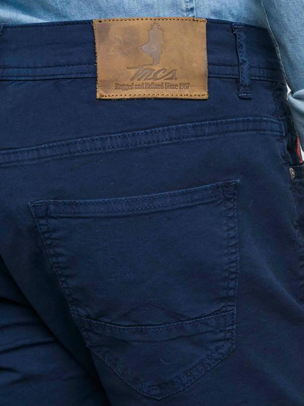Pantalone Uomo 5 Tasche in Cotone Stretch