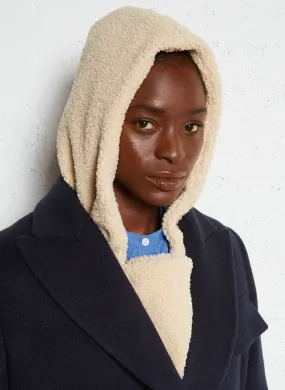  PIECES   NETTY TEDDY - Collo con cappuccio in sherpa | Beige