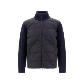 Piumino Uomo in lana Navy