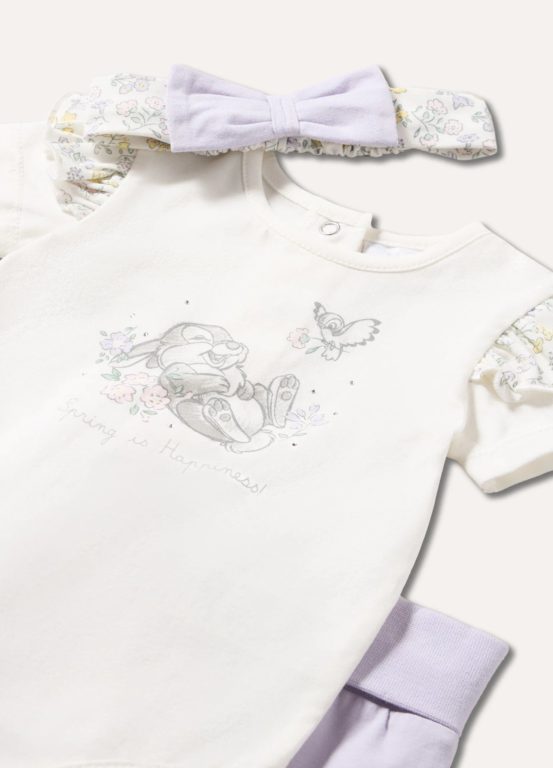 Set in cotone stretch neonata
