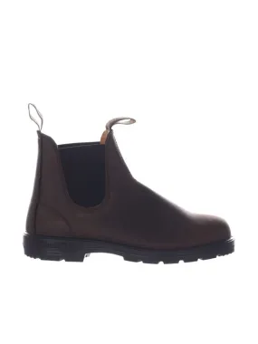 Stivaletto #2340 in pelle con inserti elastici