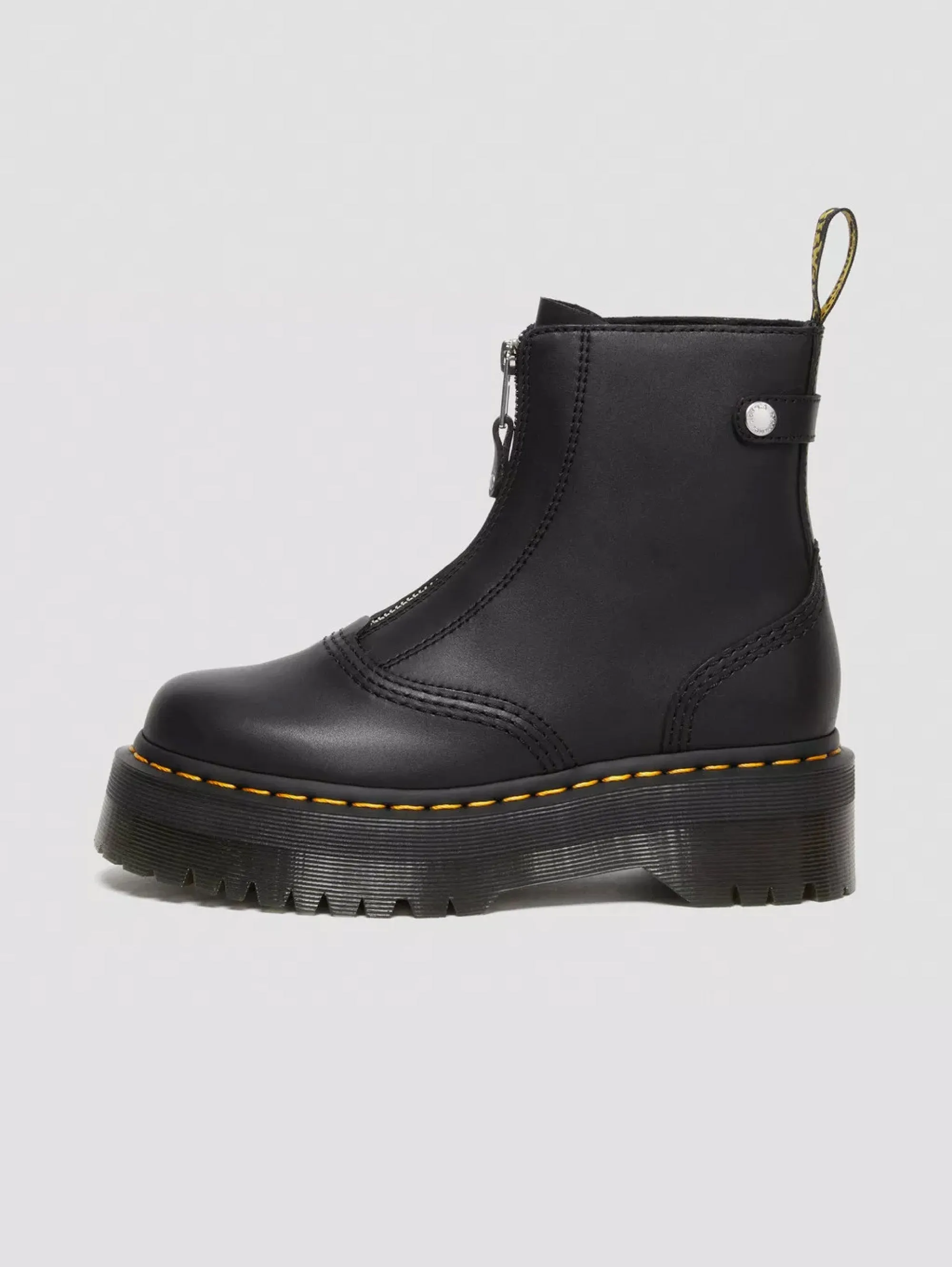 Stivaletto Platform con Zip Jetta Nero