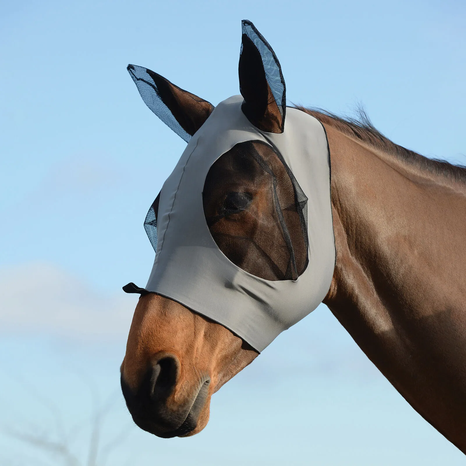 Weatherbeeta Stretch Bug Eye Saver Maschera con cuffiette
