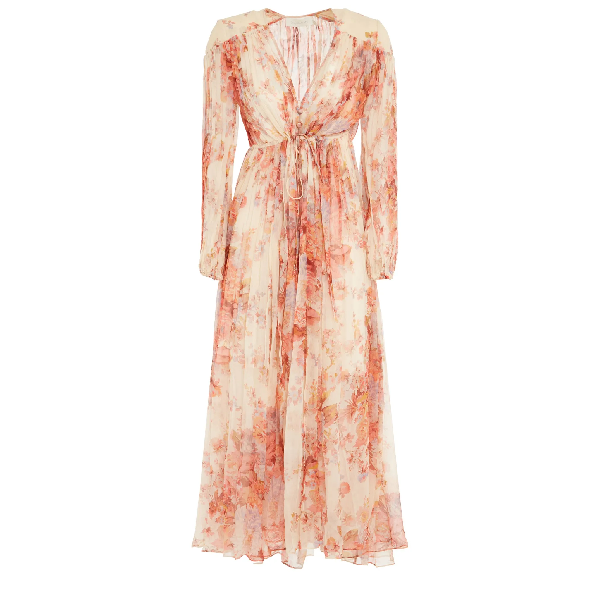 ZIMMERMANN  Abito lungo in tessuto multicolor